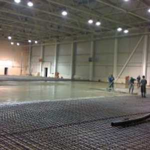 Полагане на бетонни подове с покритие