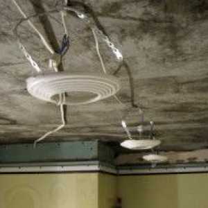 Монтиране на лампи и полилеи в таванния участък със собствени ръце - видео инструкции и фотосистеми