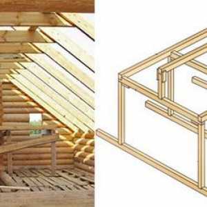 Структурата на таванския покрив - схемата, таванското устройство, цената на ерекцията