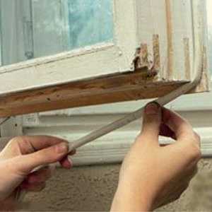 Затопляне на прозорци в дървена къща Начини и премахване на слотовете