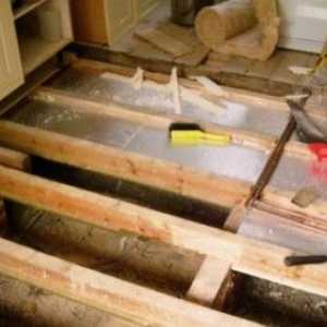 Затопляне на пода в дървена къща - процесът и цените