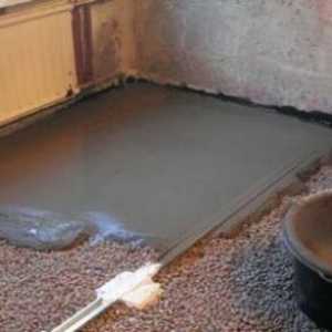 Затопляне на пода с глина Как да изолирате пода със собствените си ръце?