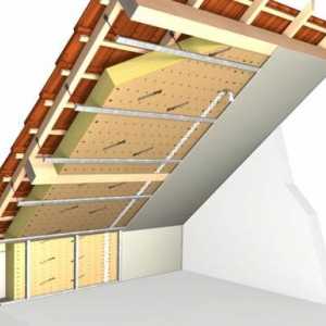 Изолация на тавана отвътре - материали и правила
