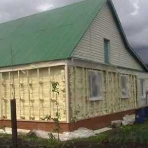 Изолация за дървена къща извън подбора на сайдинг материал и дизайн функции