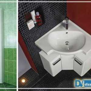 Изберете ъглов шкаф в банята. Оптимални решения за малки стаи