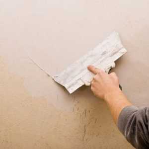 Защо замазка шпакловка стени за тапети и боядисване